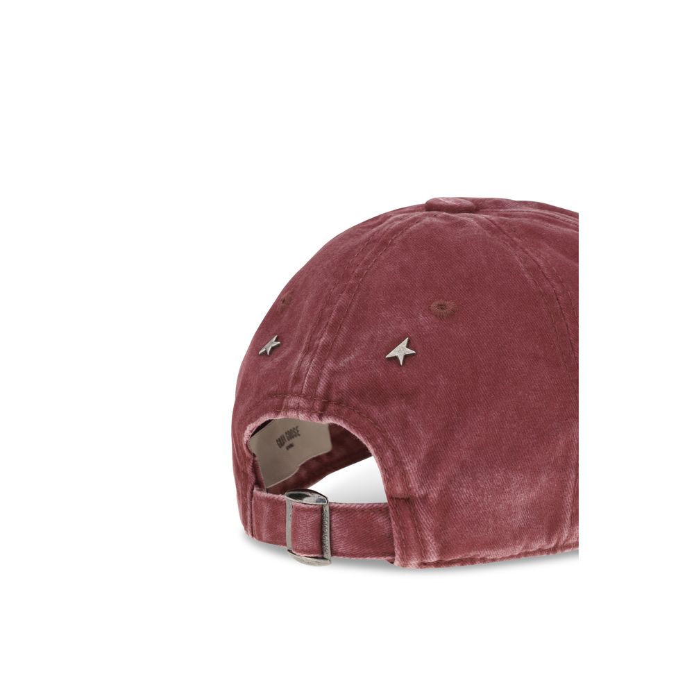 Golden Goose Bordeaux Journey Baseball Cap Hat