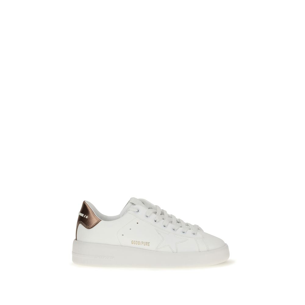 Golden Goose White 'Low Top' Sneakers weiss