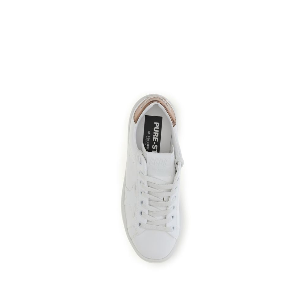 Golden Goose White 'Low Top' Sneakers weiss