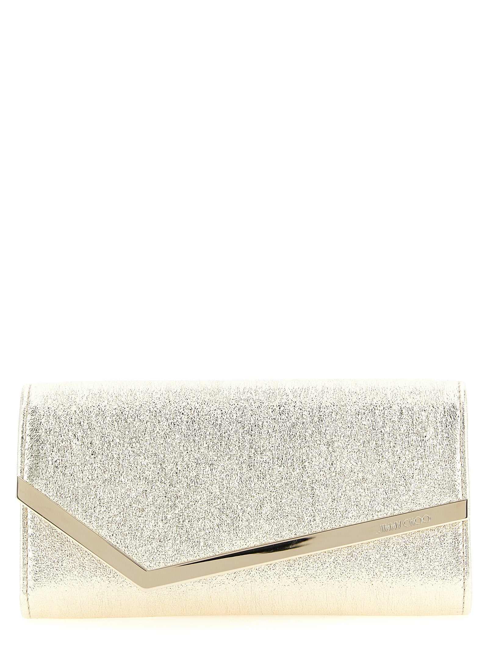 Jimmy Choo Gold 'Emmie' Shoulder Bag