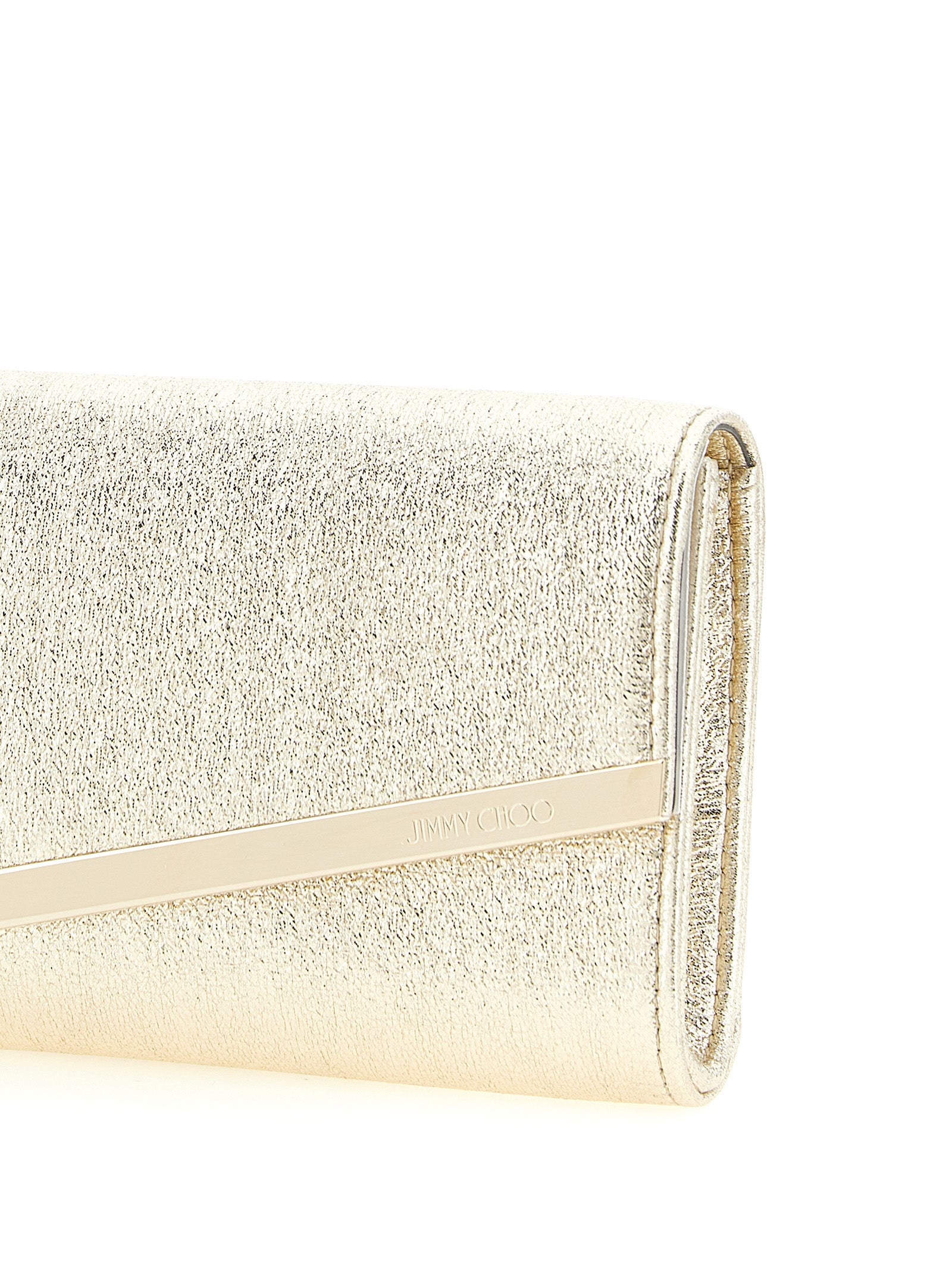 Jimmy Choo Gold 'Emmie' Shoulder Bag