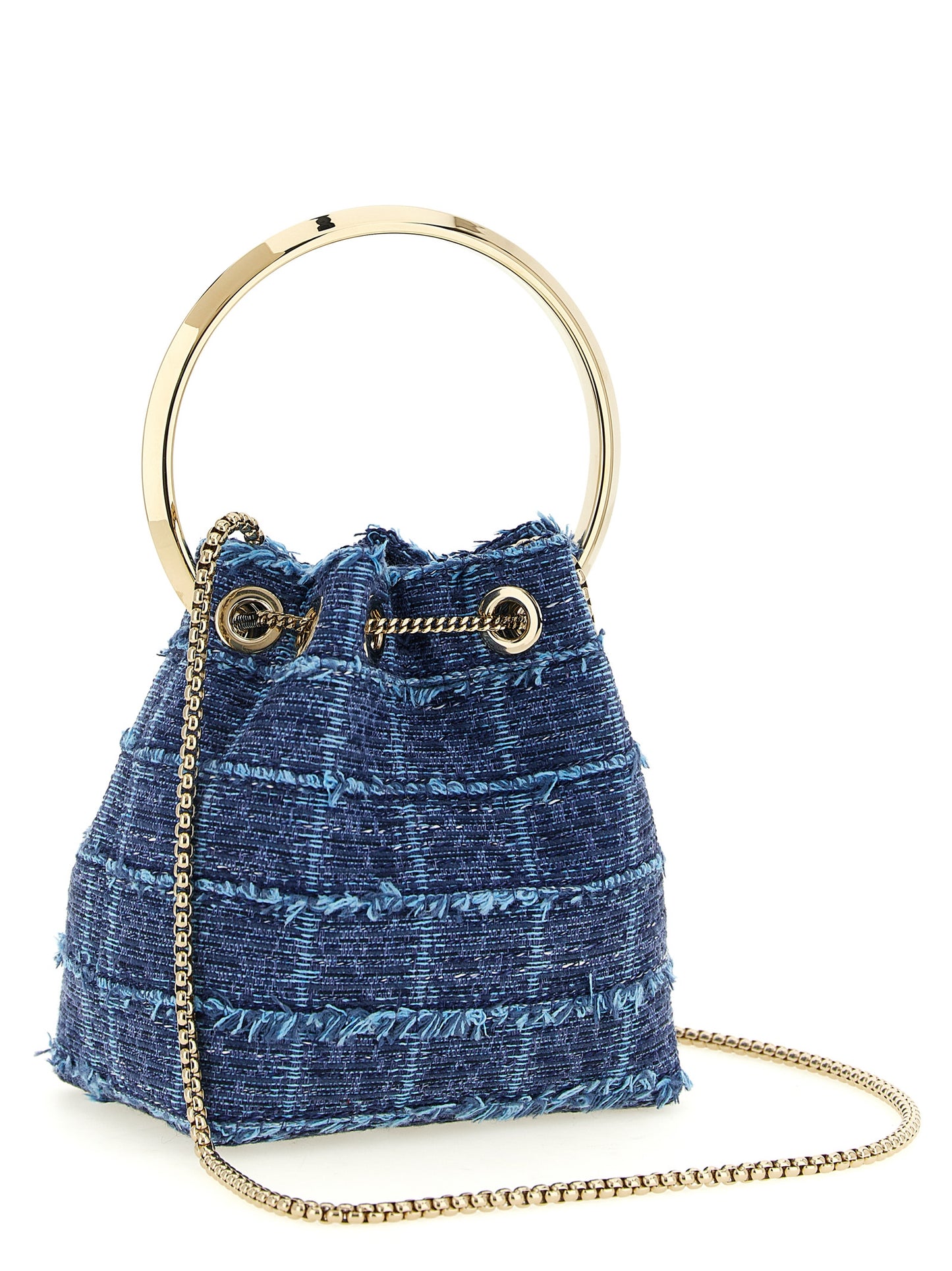 Jimmy Choo Blue 'Bon Handbag blau