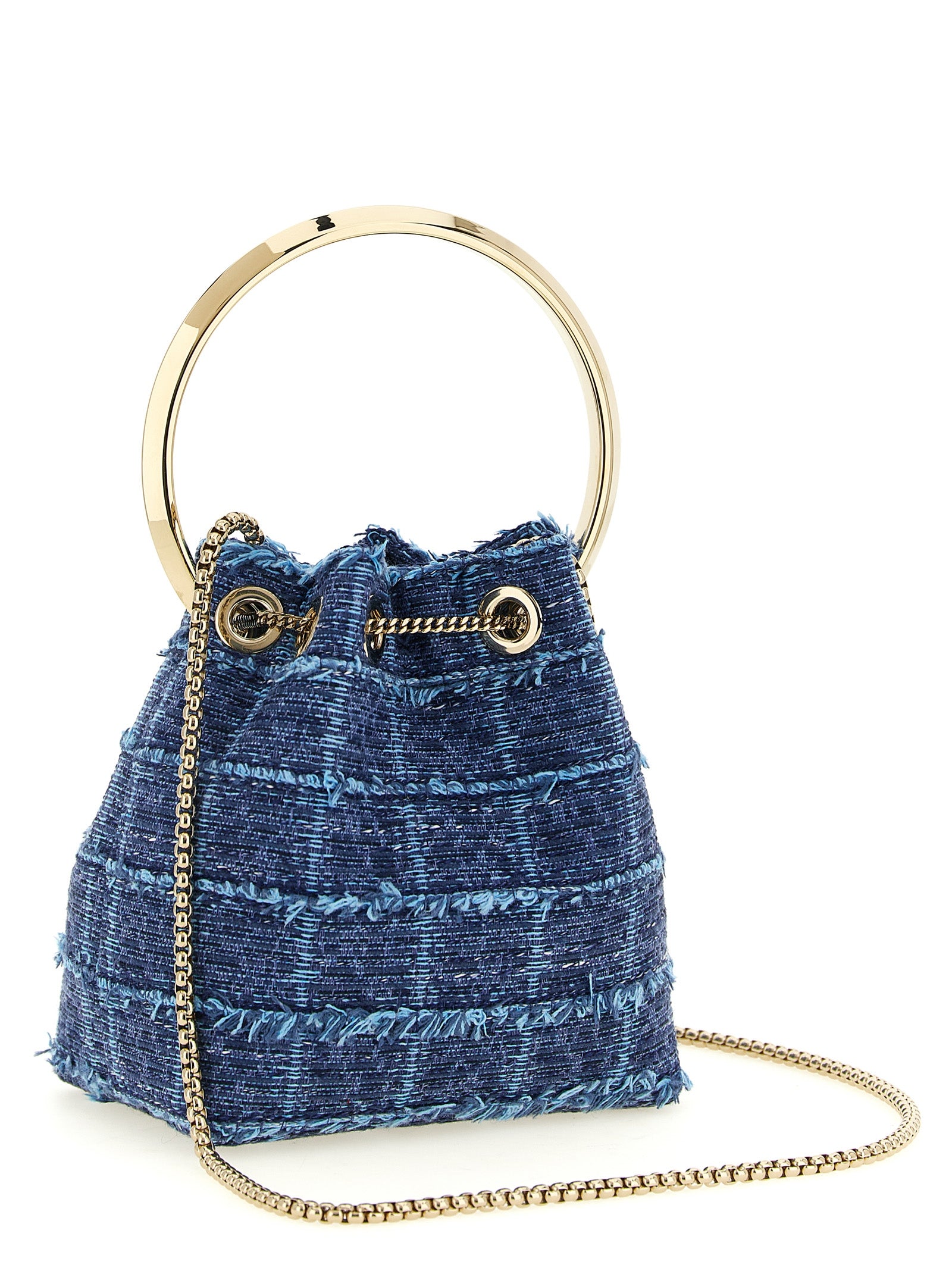 Jimmy Choo Blue 'Bon Handbag blau