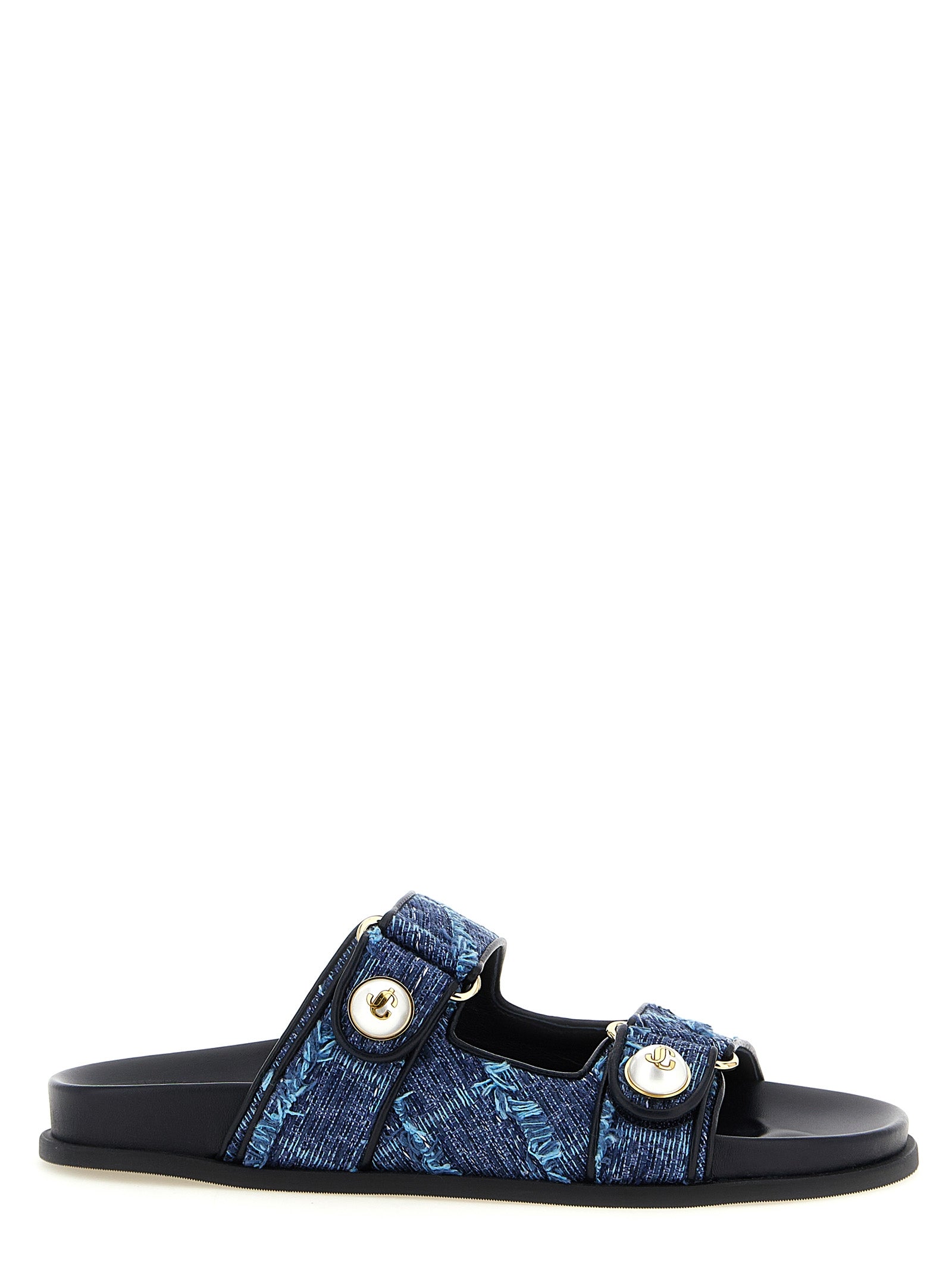 Jimmy Choo Blue 'Fayence' Sandals blau