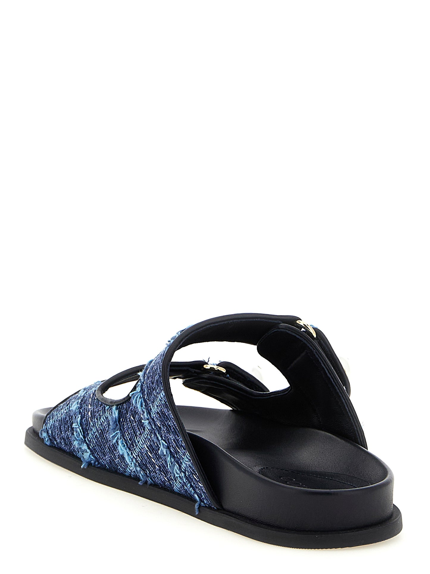 Jimmy Choo Blue 'Fayence' Sandals blau