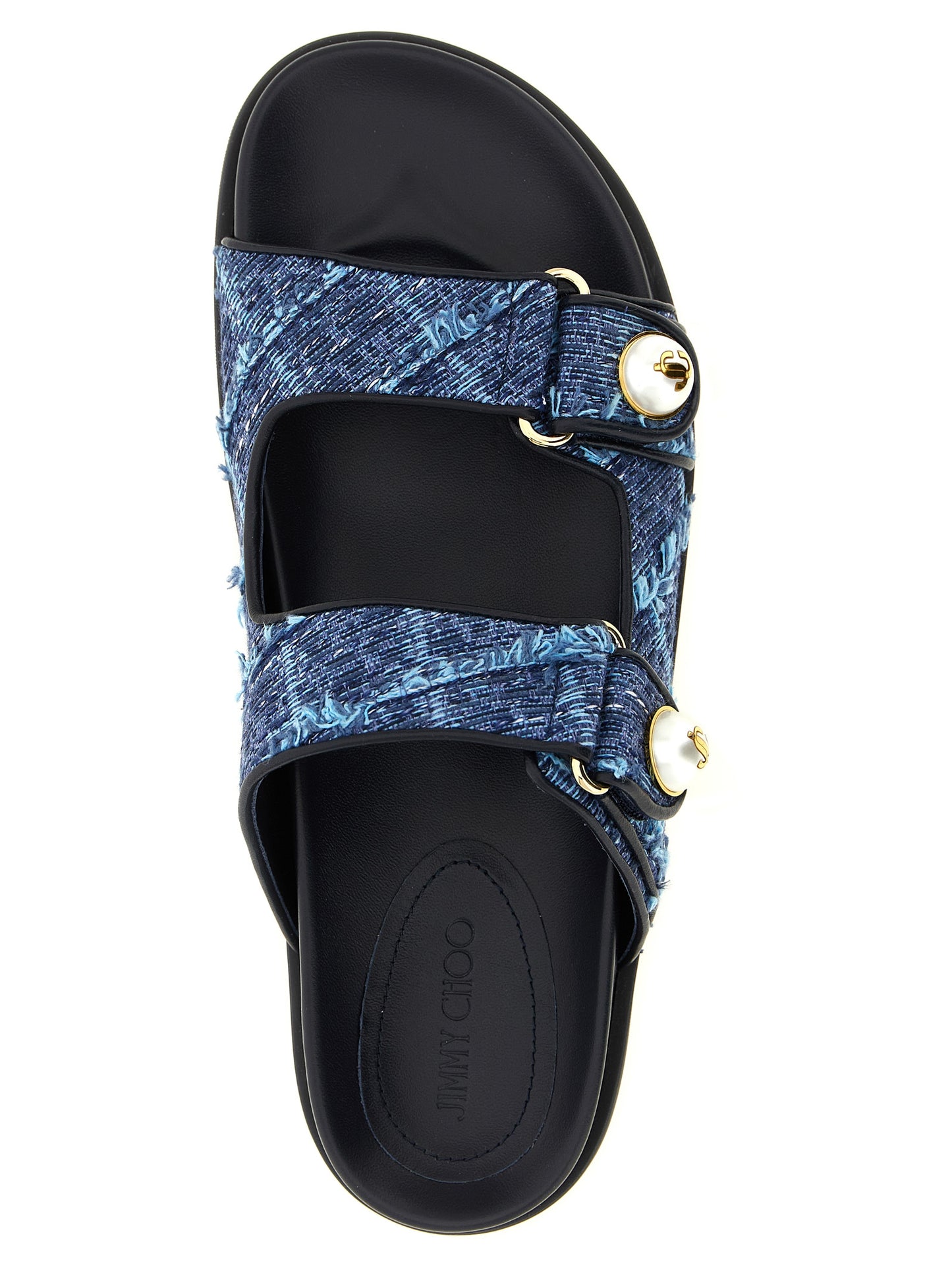 Jimmy Choo Blue 'Fayence' Sandals blau