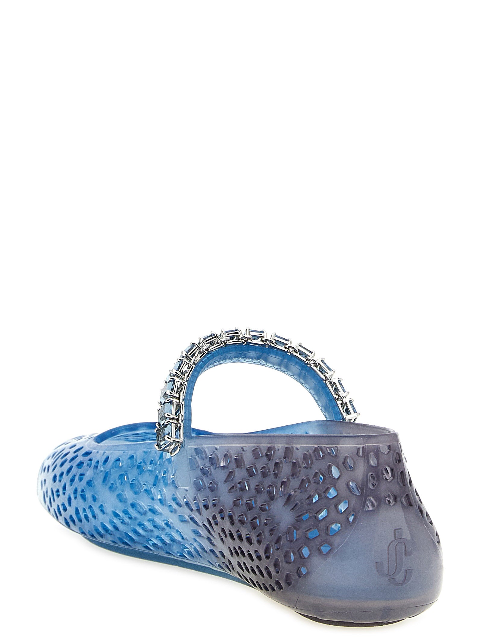 Jimmy Choo Blue 'The Jelly' Flats blau