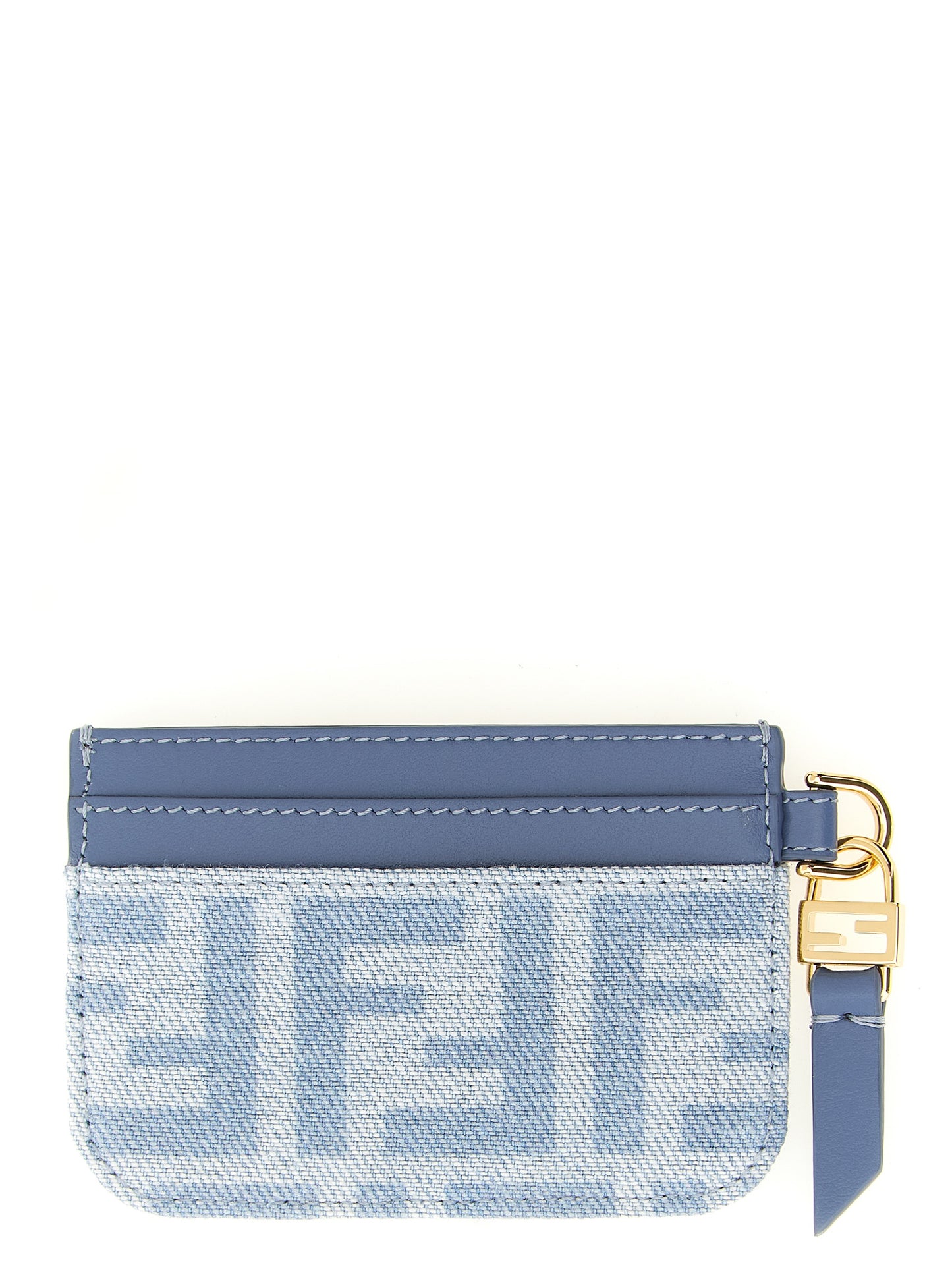 Fendi Blue 'Baguette' Cardholder blau