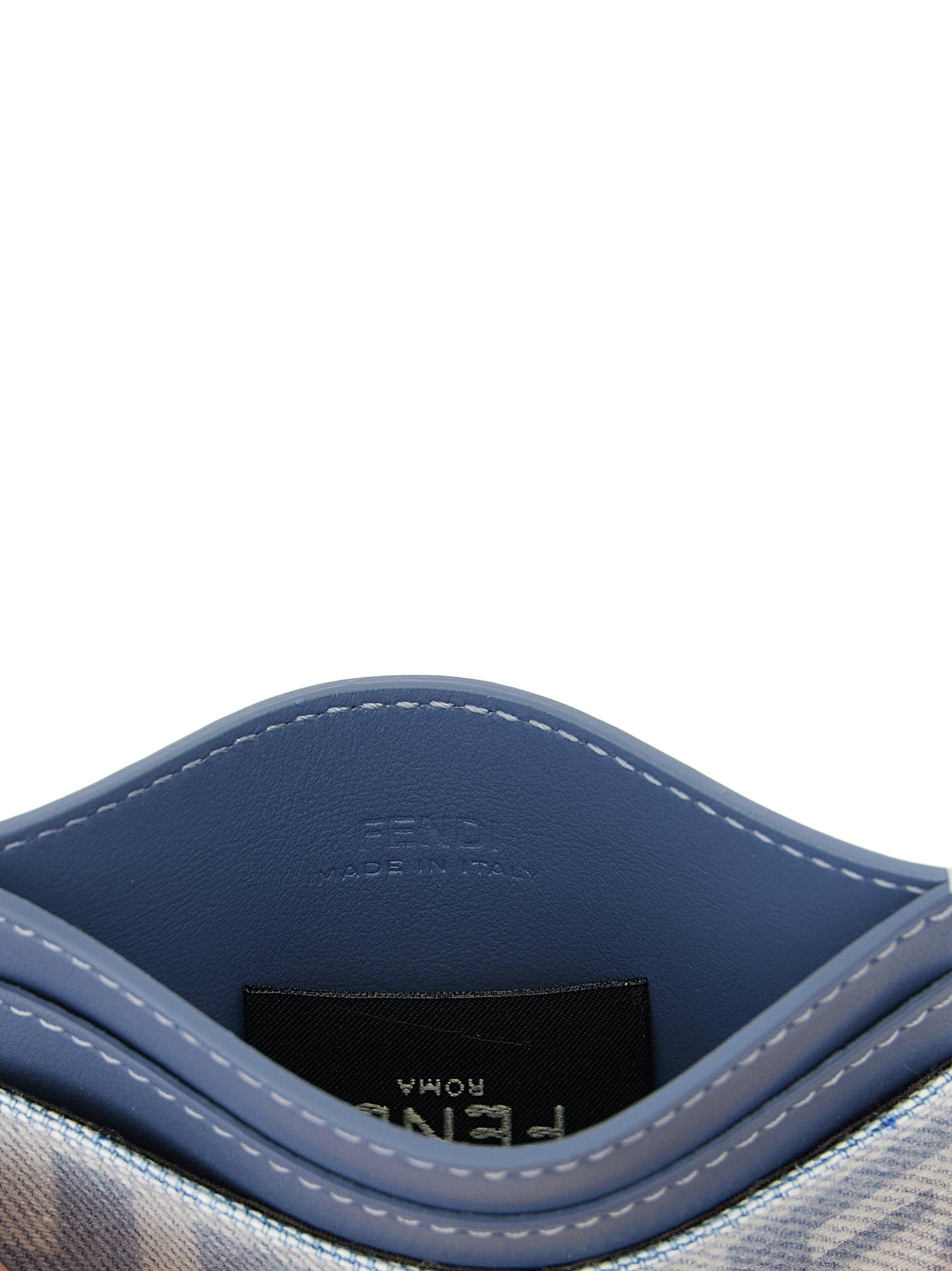 Fendi Blue 'Baguette' Cardholder blau