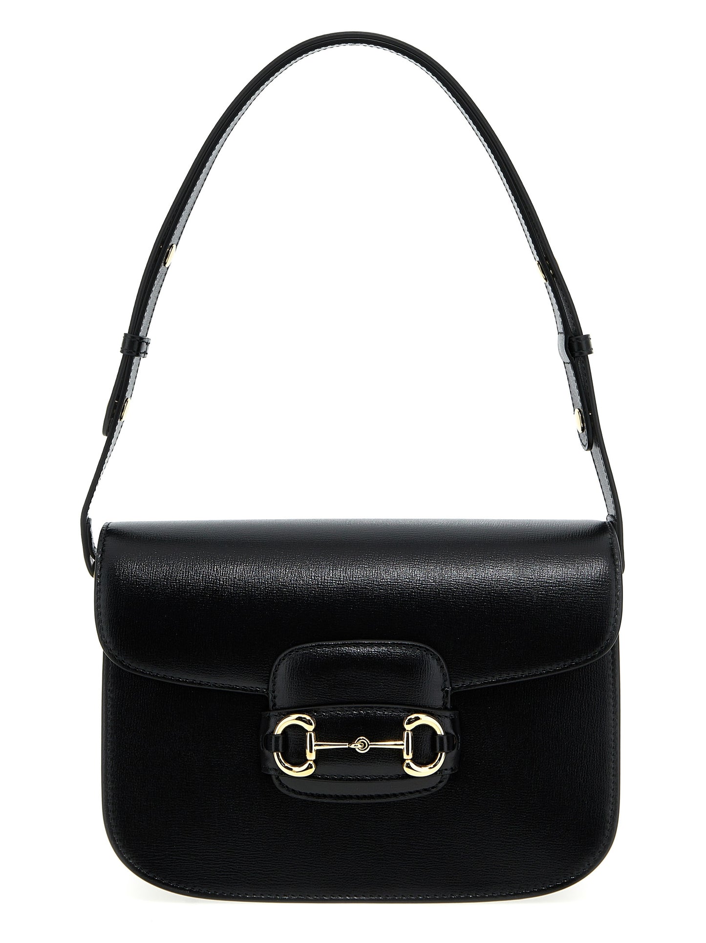 Gucci Black Leather Shoulder Bag schwarz