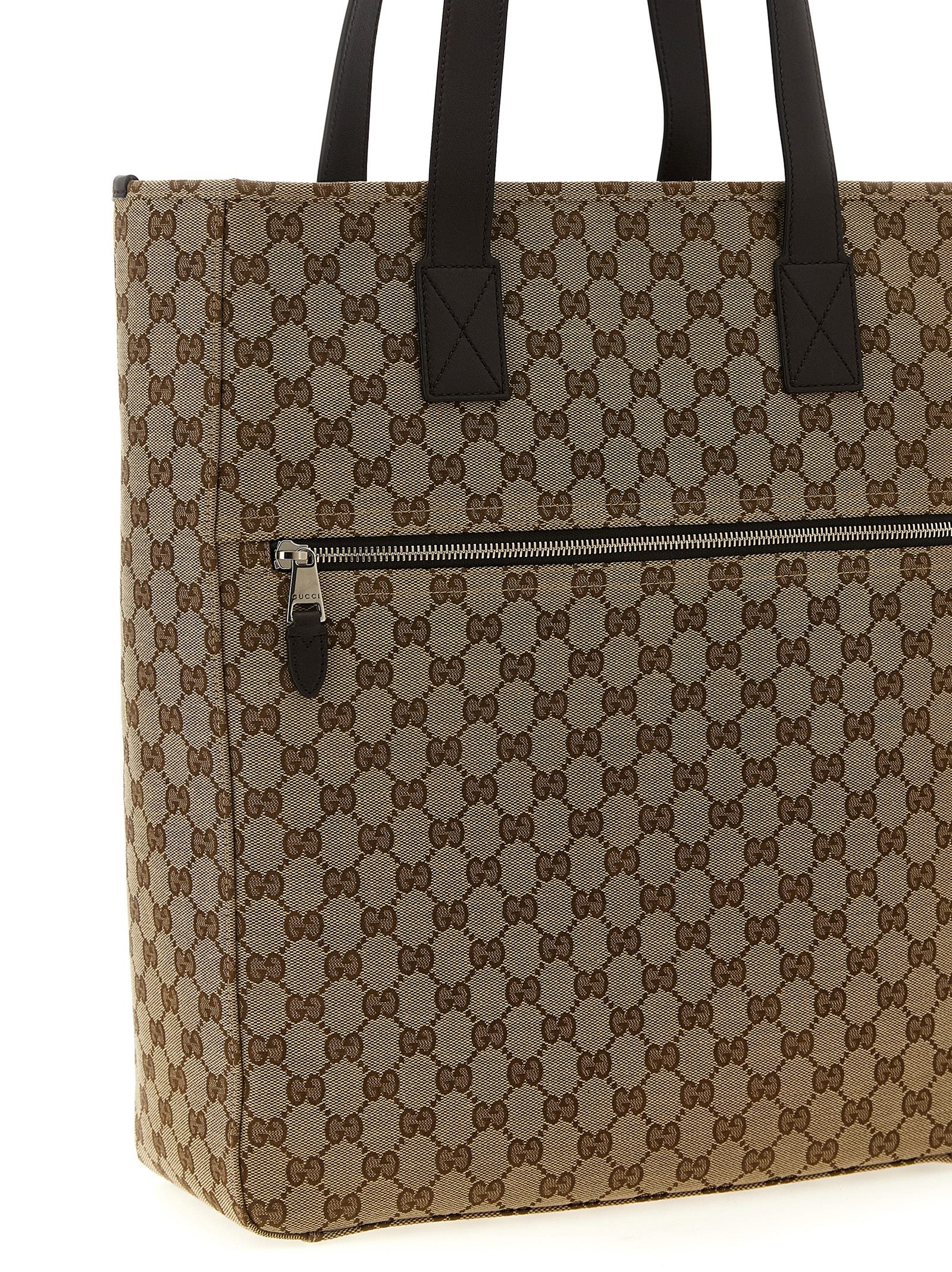 Gucci Brown Polyester Shoulder Bag braun