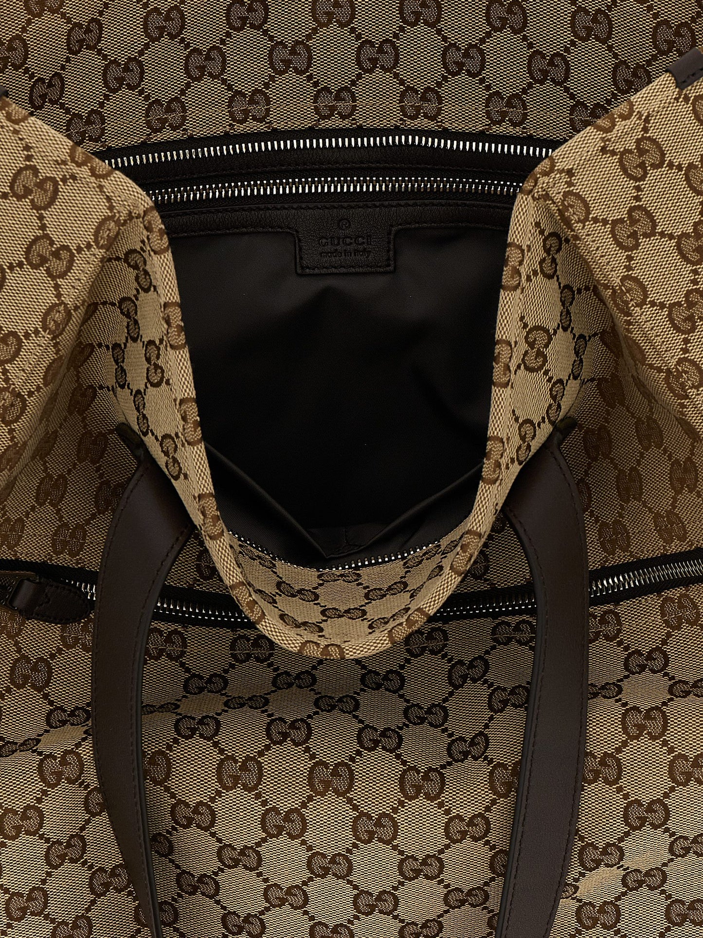 Gucci Brown Polyester Shoulder Bag braun