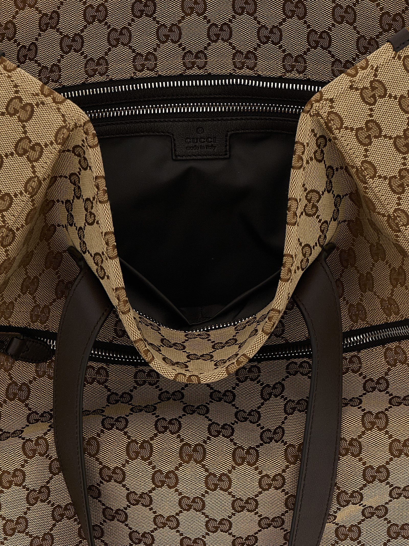 Gucci Brown Polyester Shoulder Bag braun