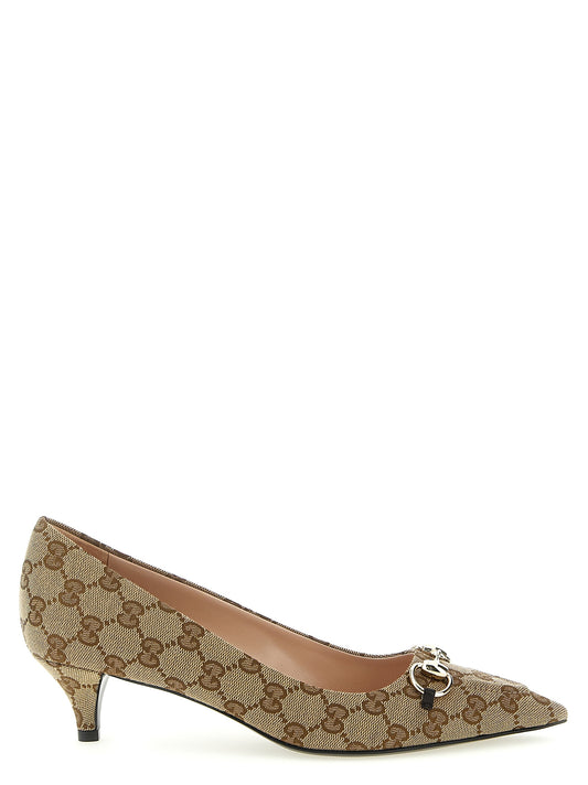Gucci Beige 'Morsetto' Pumps