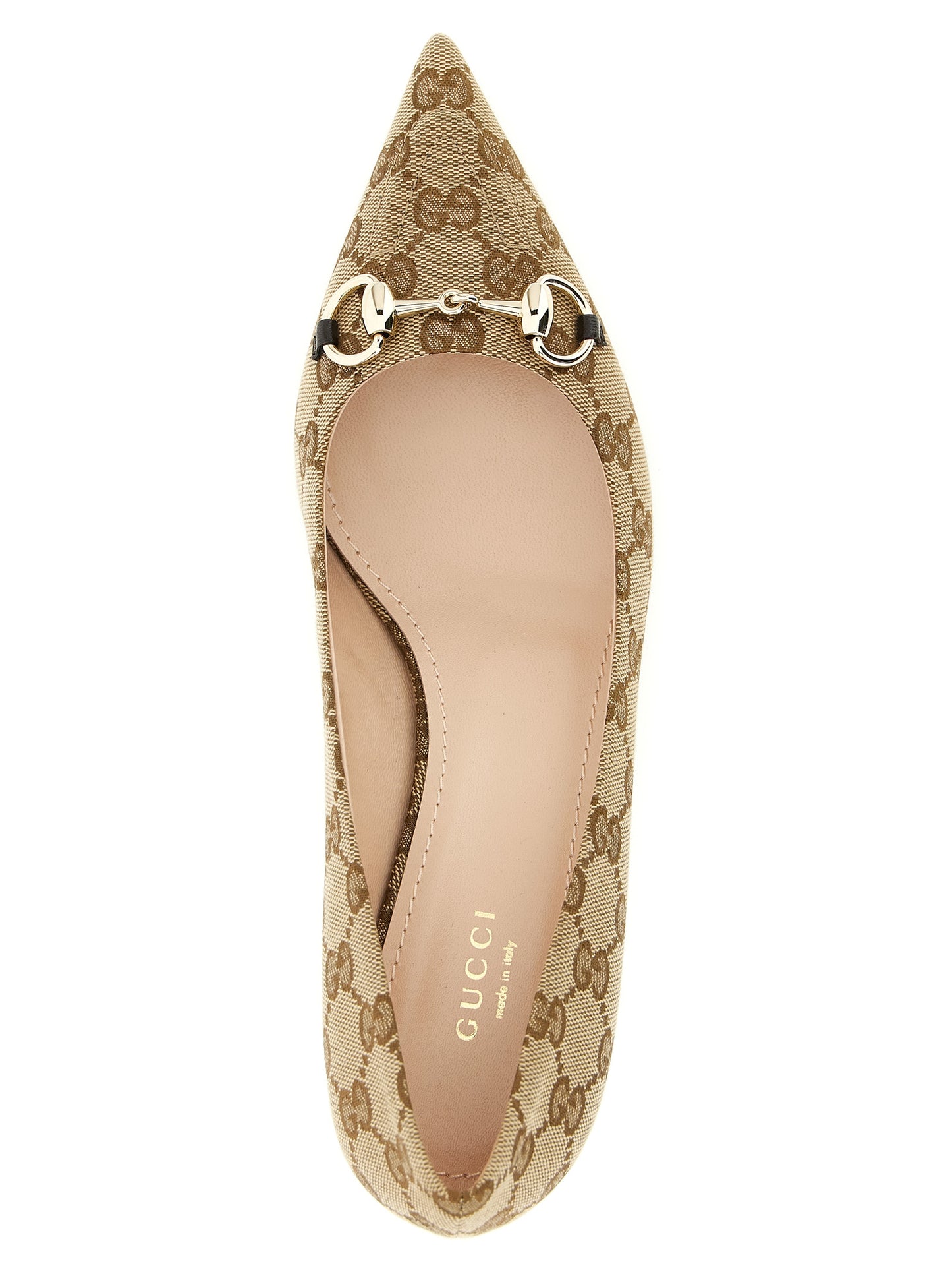 Gucci Beige 'Morsetto' Pumps
