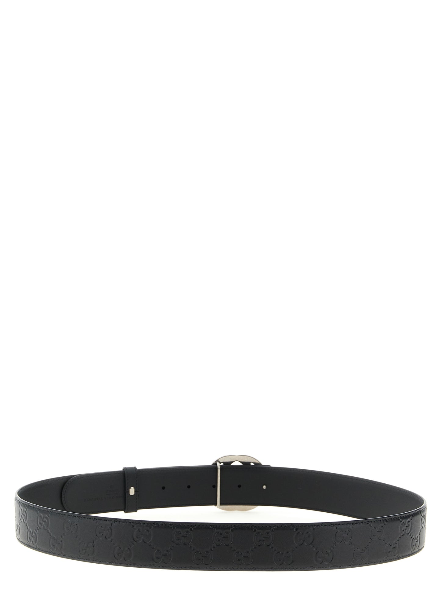 Gucci Black 'Incrocio GG' Belt schwarz