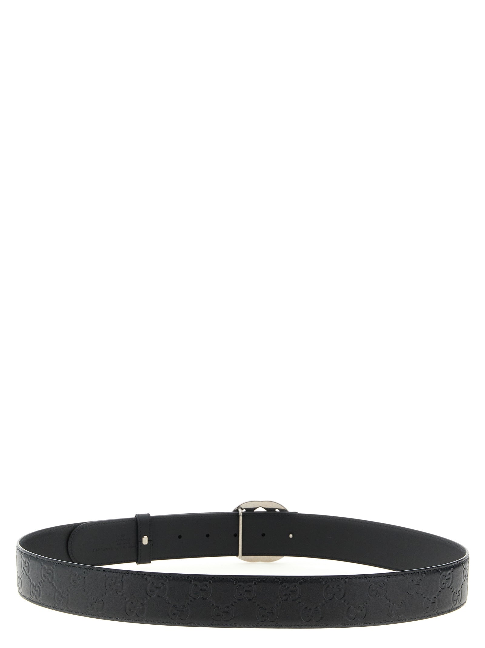 Gucci Black 'Incrocio GG' Belt schwarz