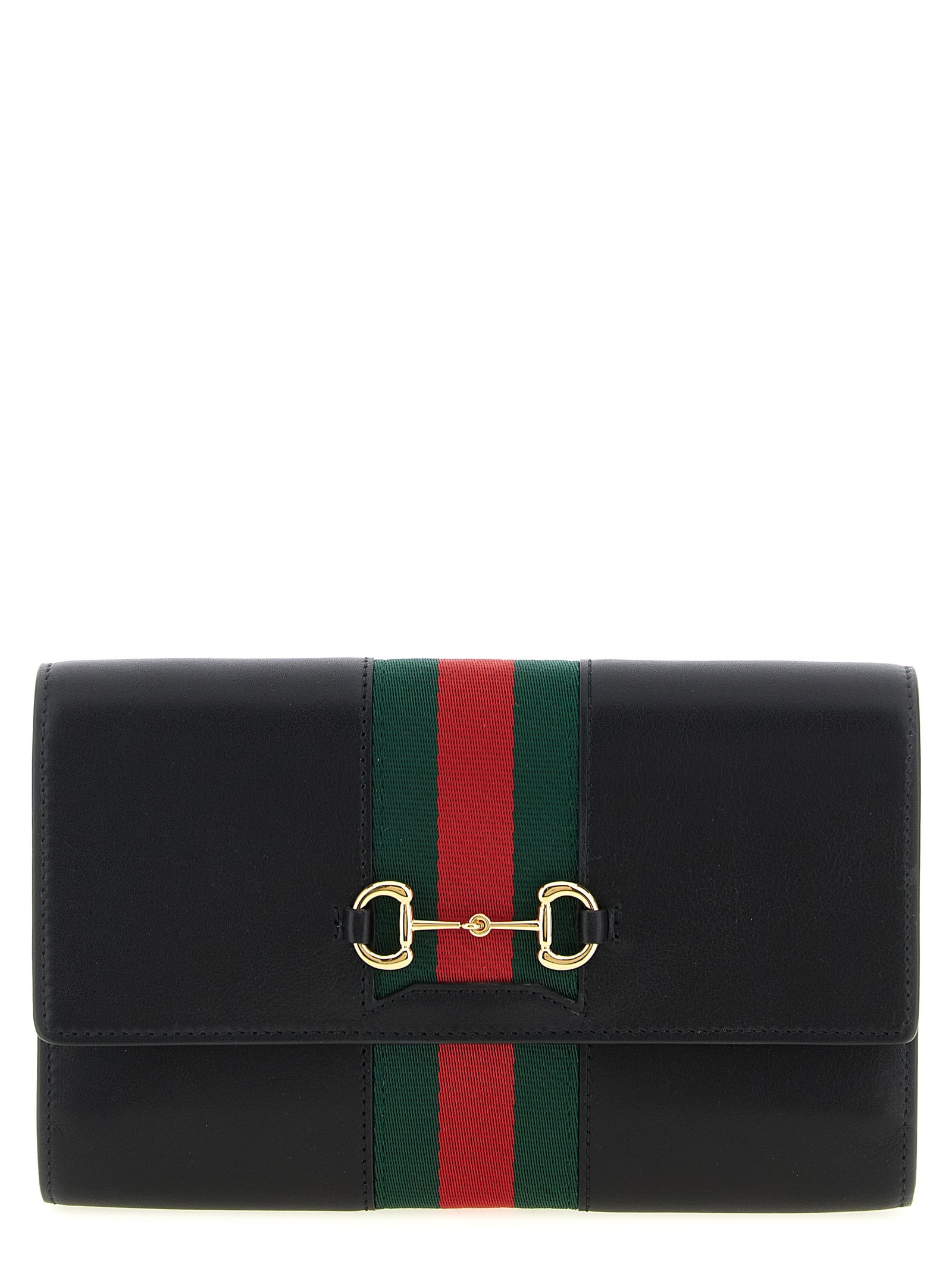 Gucci Black 'Morsetto' Wallet schwarz