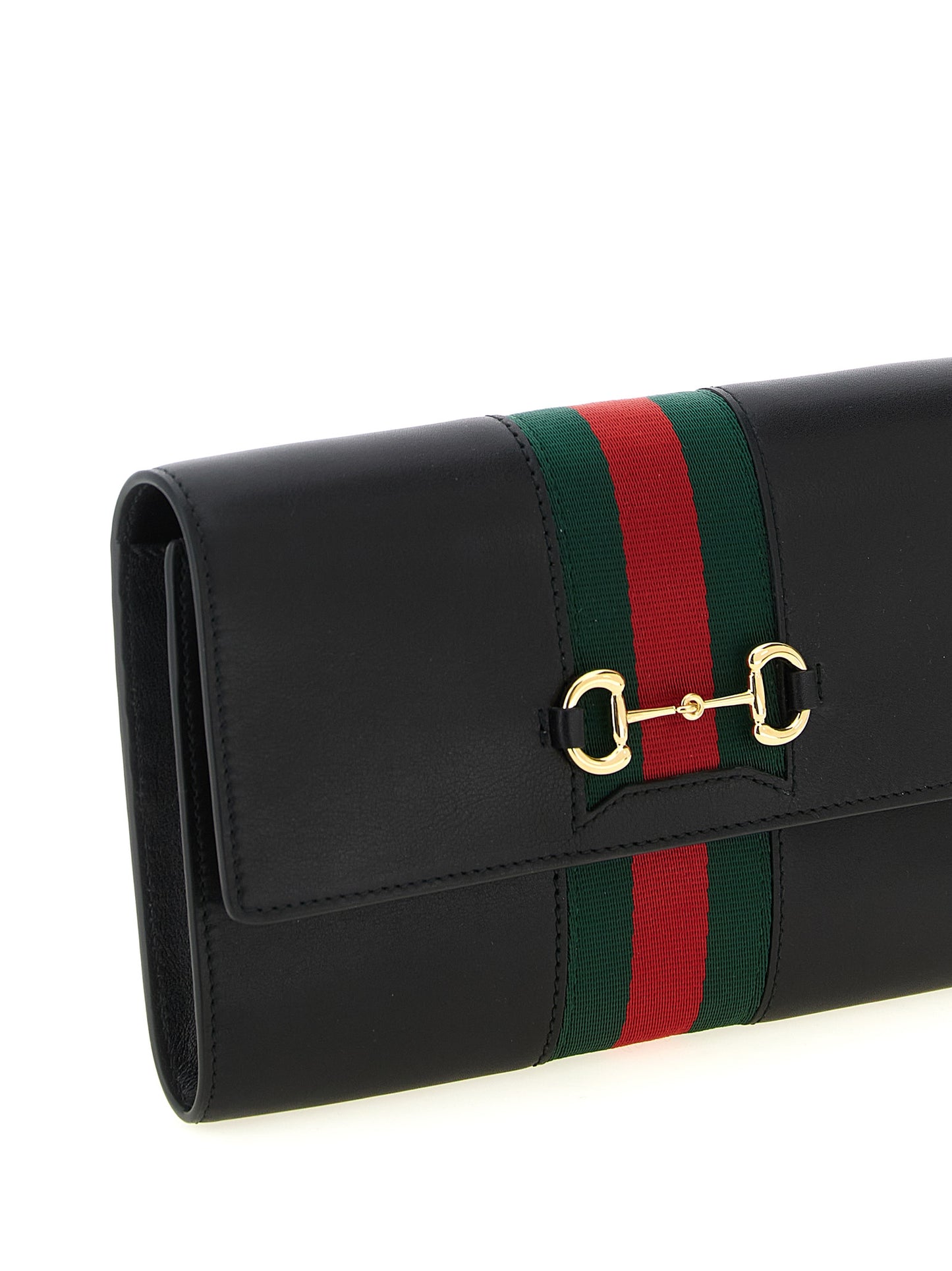 Gucci Black 'Morsetto' Wallet schwarz