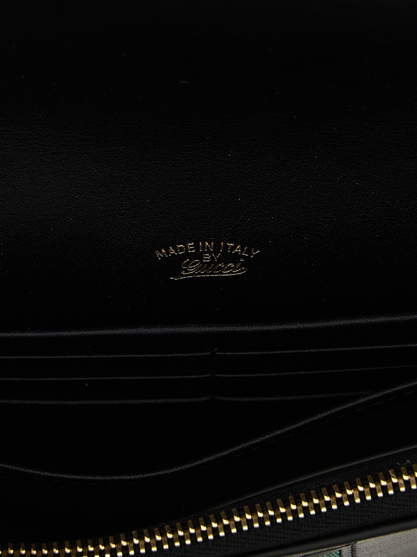 Gucci Black 'Morsetto' Wallet schwarz