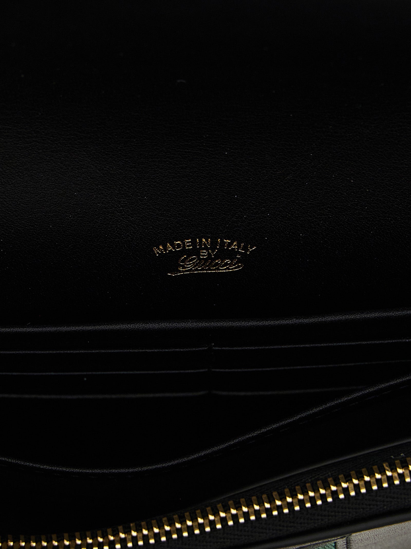 Gucci Black 'Morsetto' Wallet schwarz