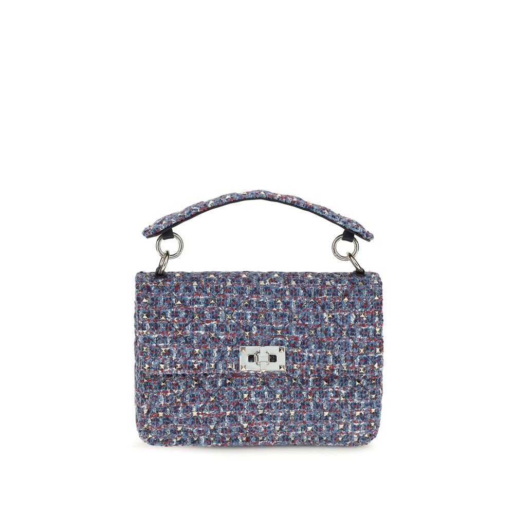 Valentino Garavani Blue 'Rockstud' Small Handbag blau