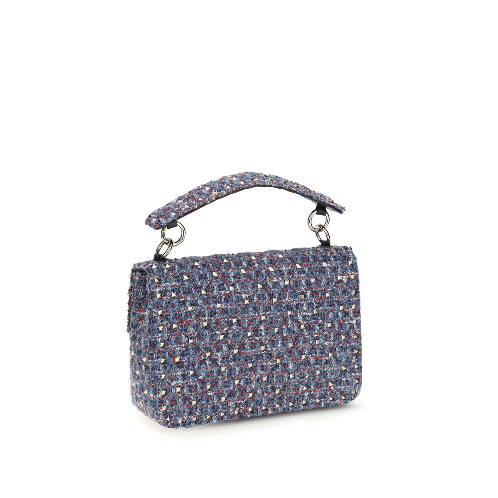 Valentino Garavani Blue 'Rockstud' Small Handbag blau