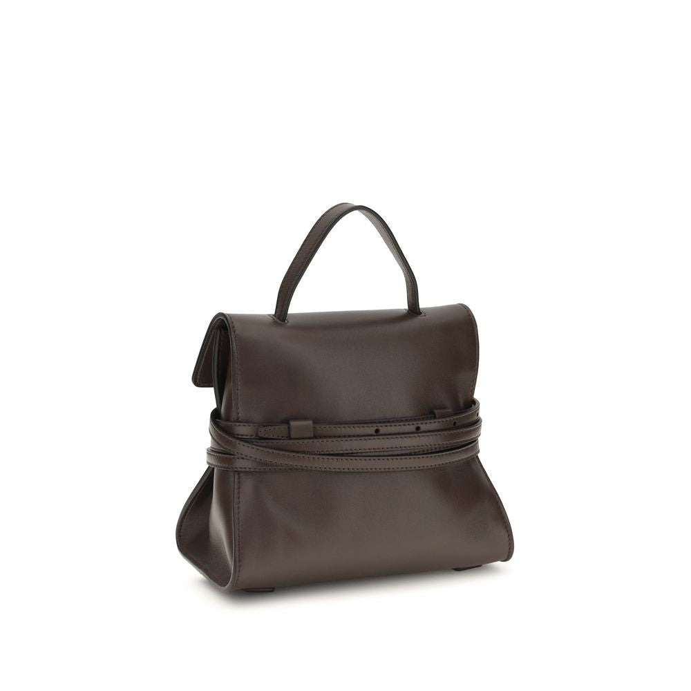 Moschino Brown Tie Me Handbag braun