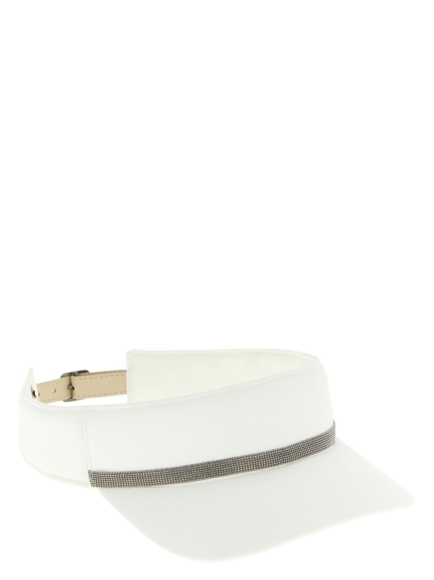 Brunello Cucinelli White Polyester Cap (Baseball Hat) weiss