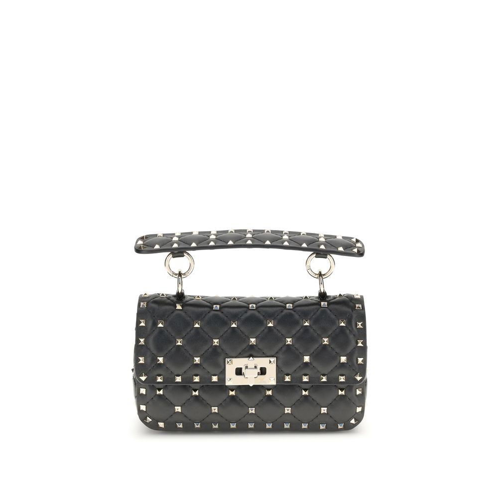Valentino Garavani Black 'Rockstud' Mini Handbag schwarz