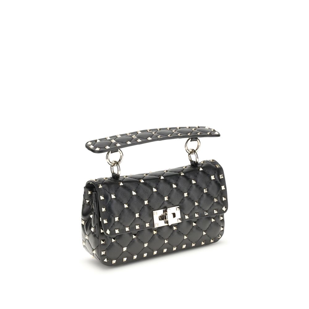 Valentino Garavani Black 'Rockstud' Mini Handbag schwarz