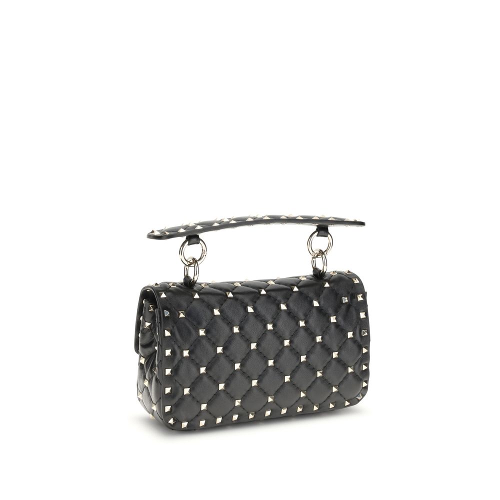 Valentino Garavani Black 'Rockstud' Mini Handbag schwarz