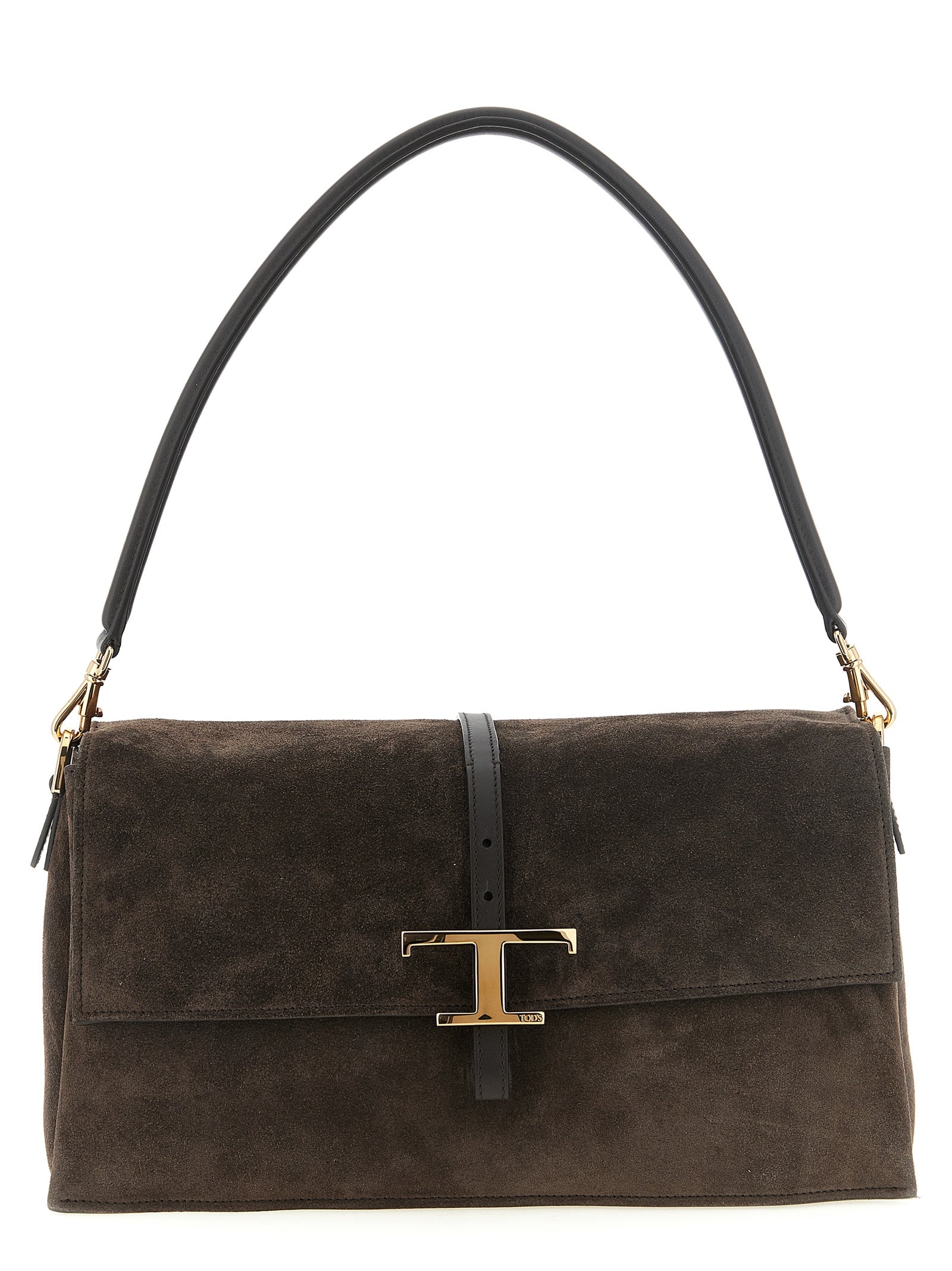 Tod's Brown 'Flap T Timeless' Small Shoulder Bag braun