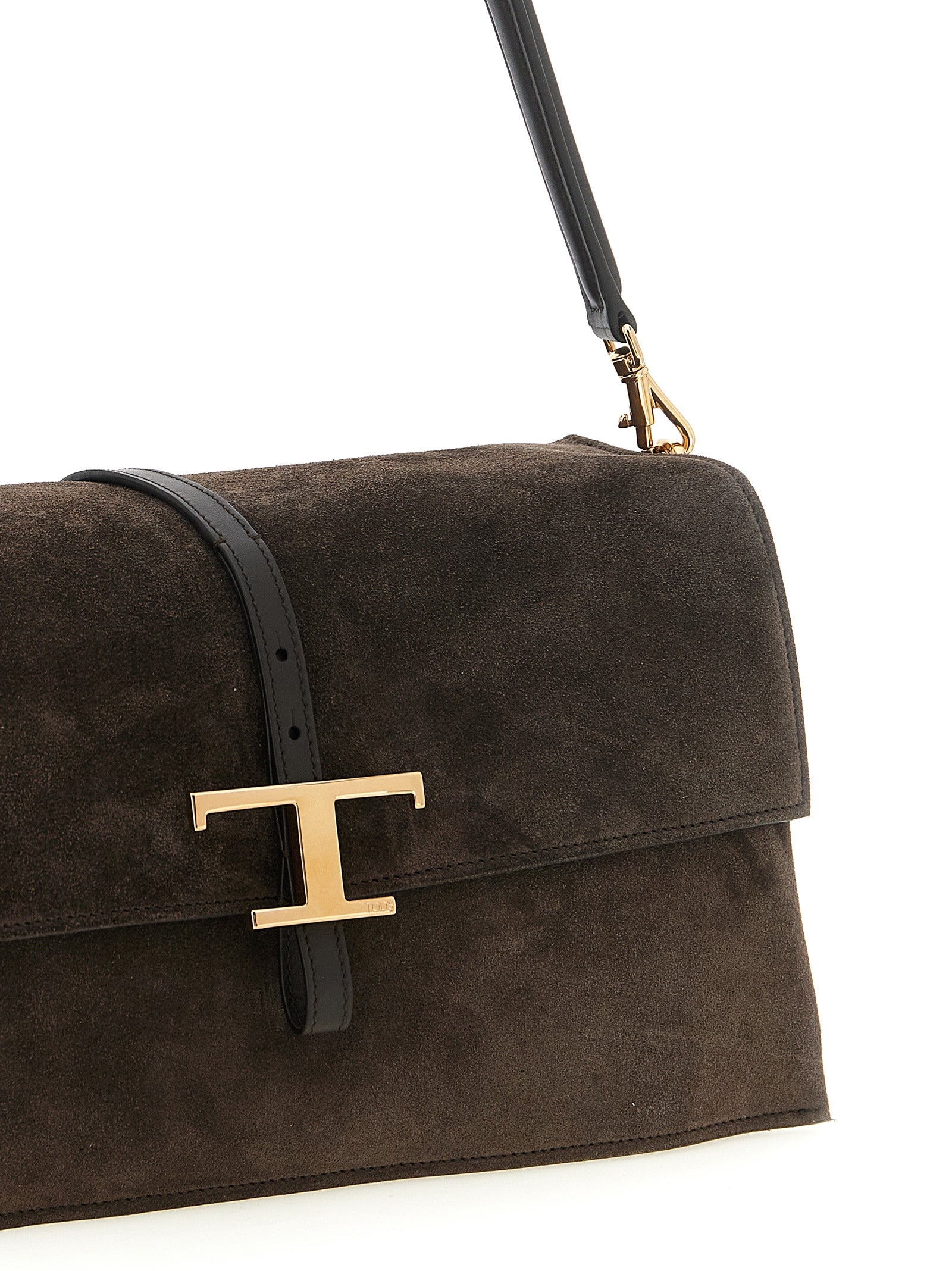 Tod's Brown 'Flap T Timeless' Small Shoulder Bag braun