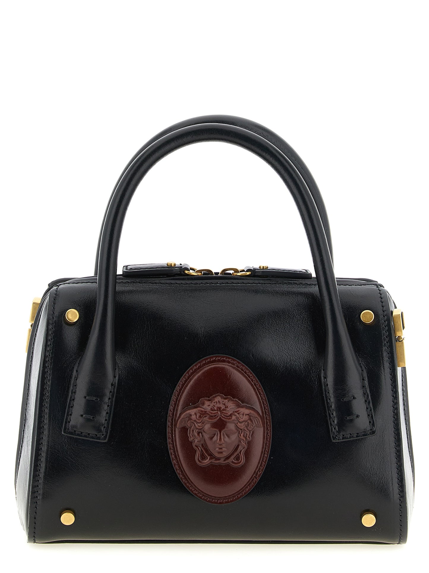 Versace Black 'Roomy' Small Handbag schwarz