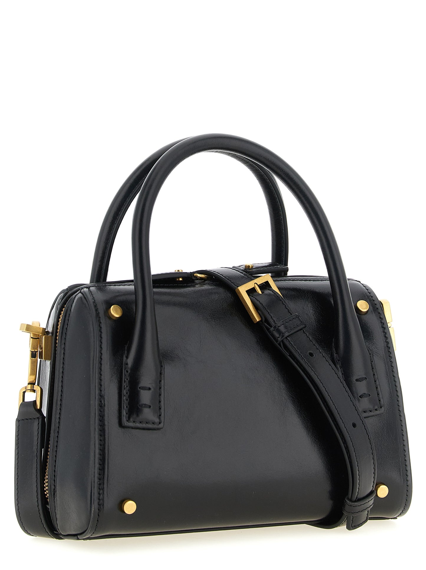 Versace Black 'Roomy' Small Handbag schwarz