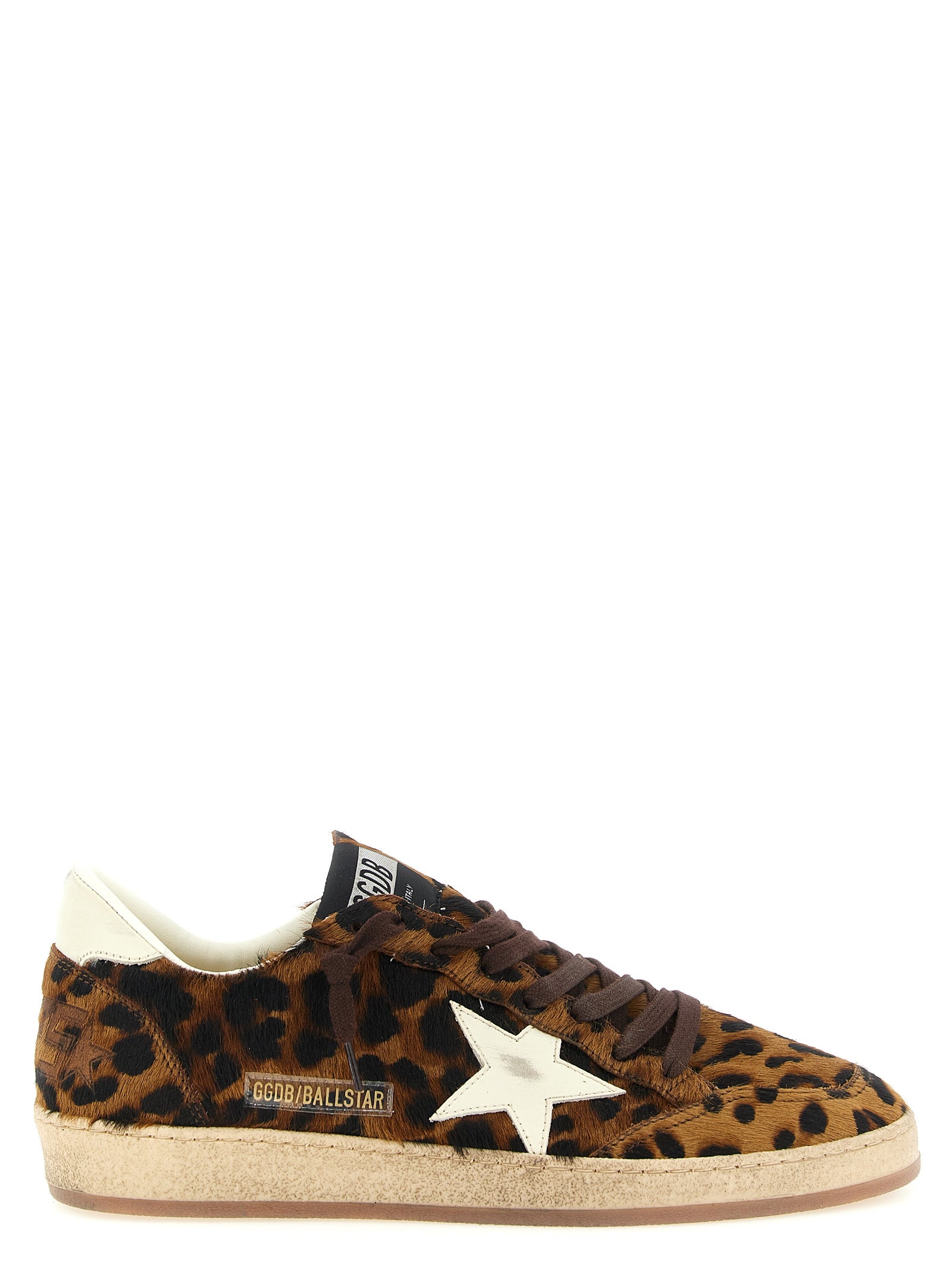 Golden Goose Brown Cowhide Low Top Sneakers braun