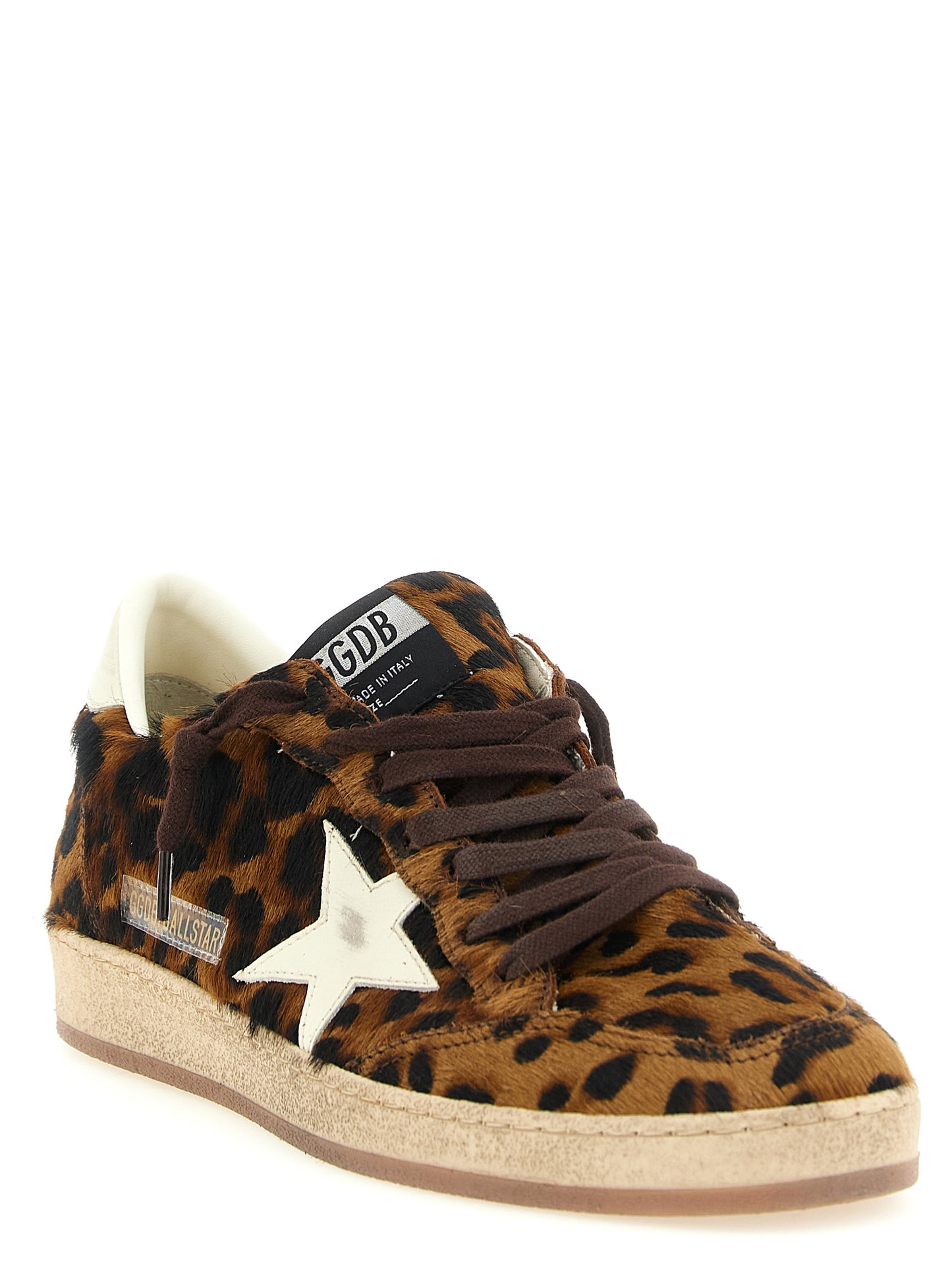 Golden Goose Brown Cowhide Low Top Sneakers braun