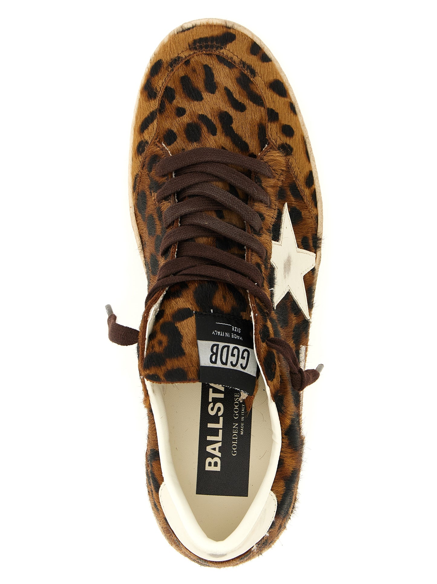 Golden Goose Brown Cowhide Low Top Sneakers braun