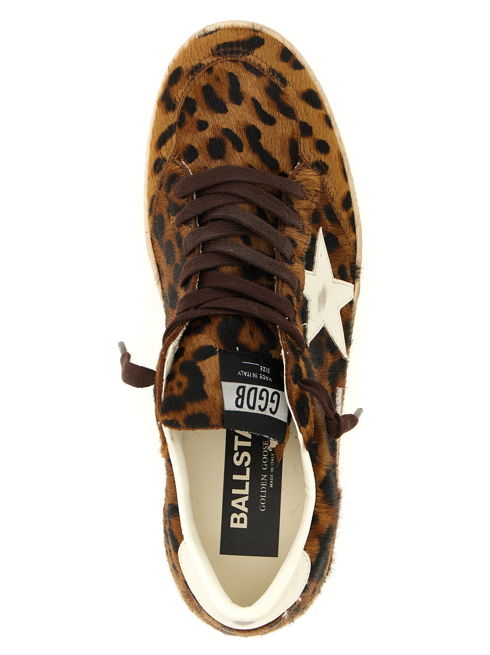 Golden Goose Brown Cowhide Low Top Sneakers braun
