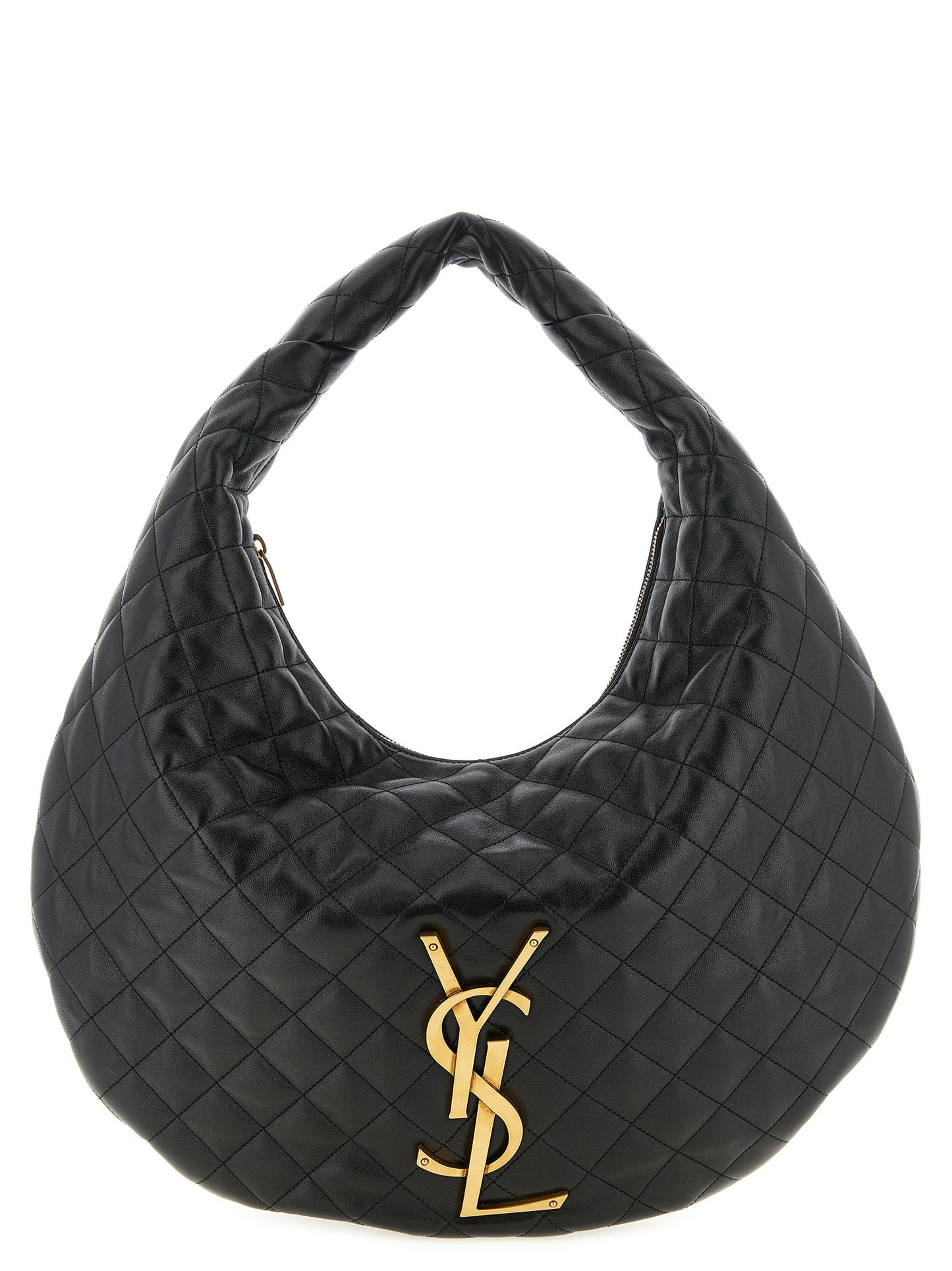 Saint Laurent Black 'Hobo Icare' Shoulder Bag schwarz