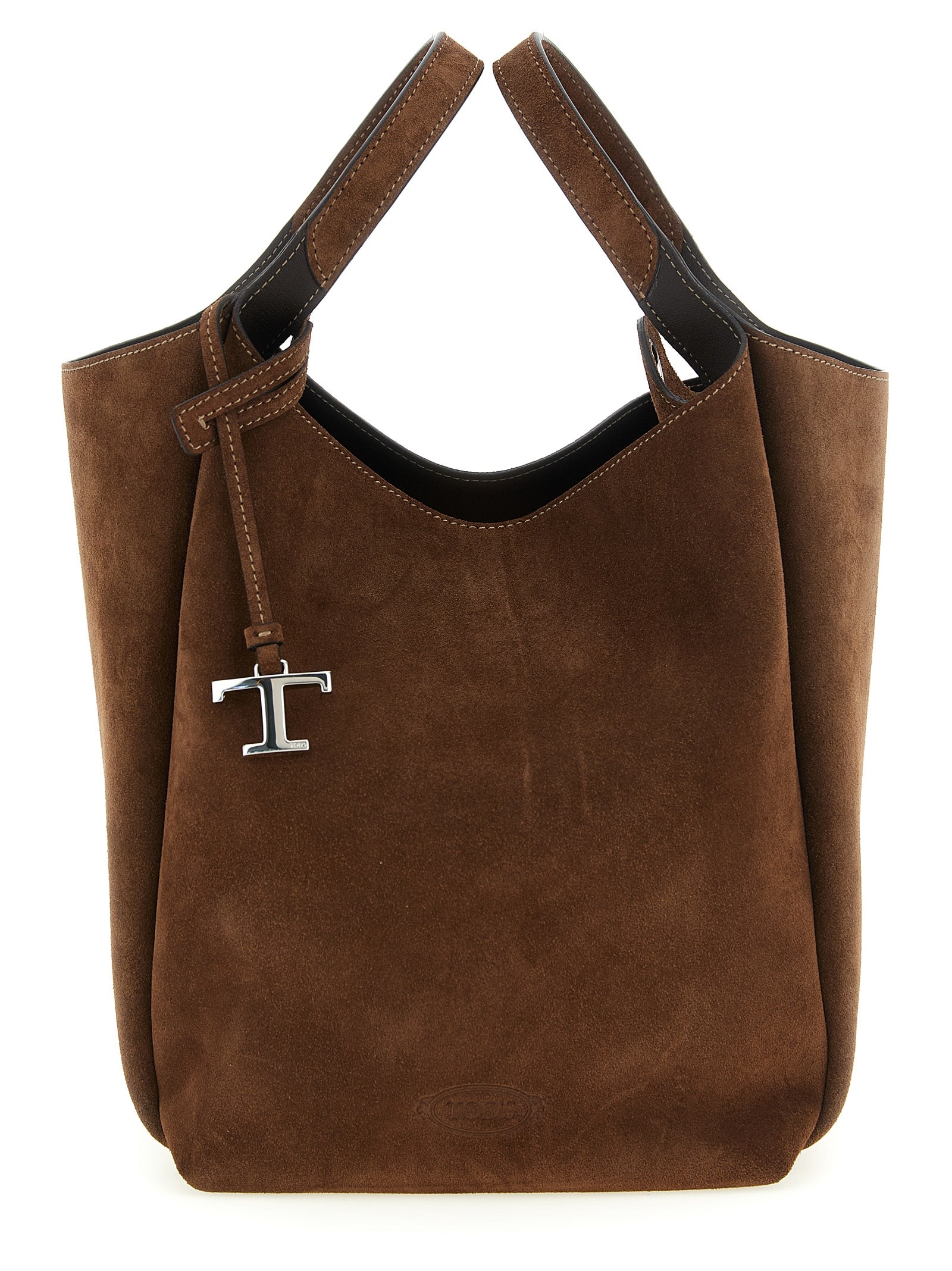 Tod's Brown 'Bucket' Handbag braun