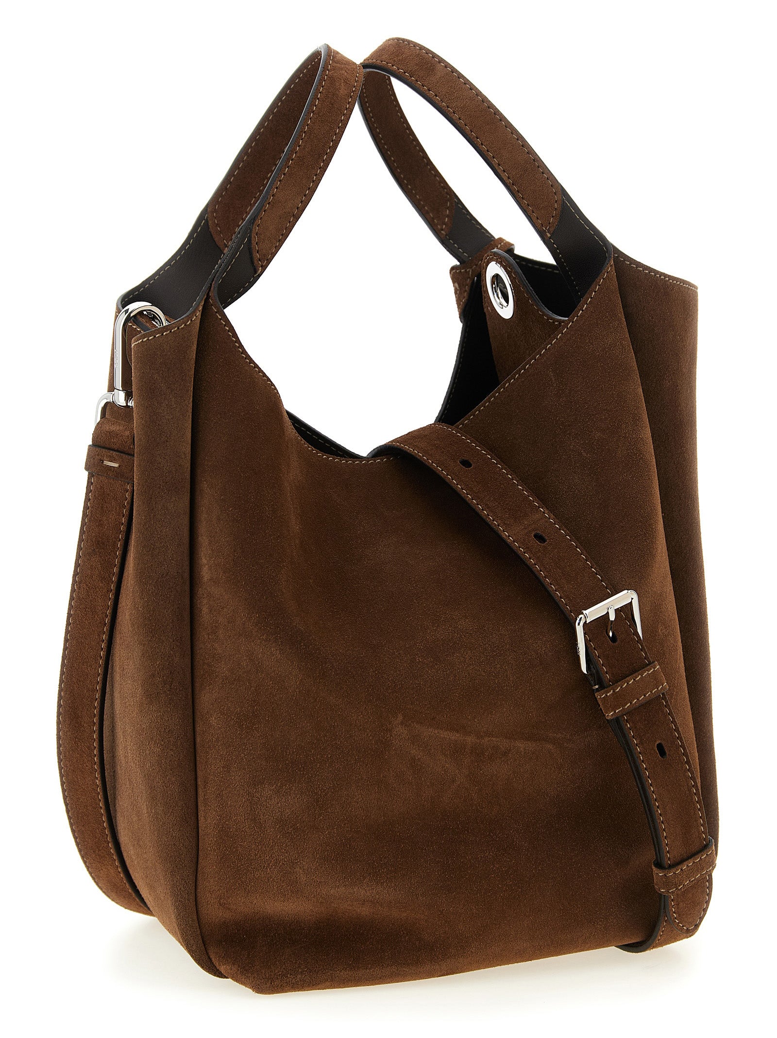 Tod's Brown 'Bucket' Handbag braun