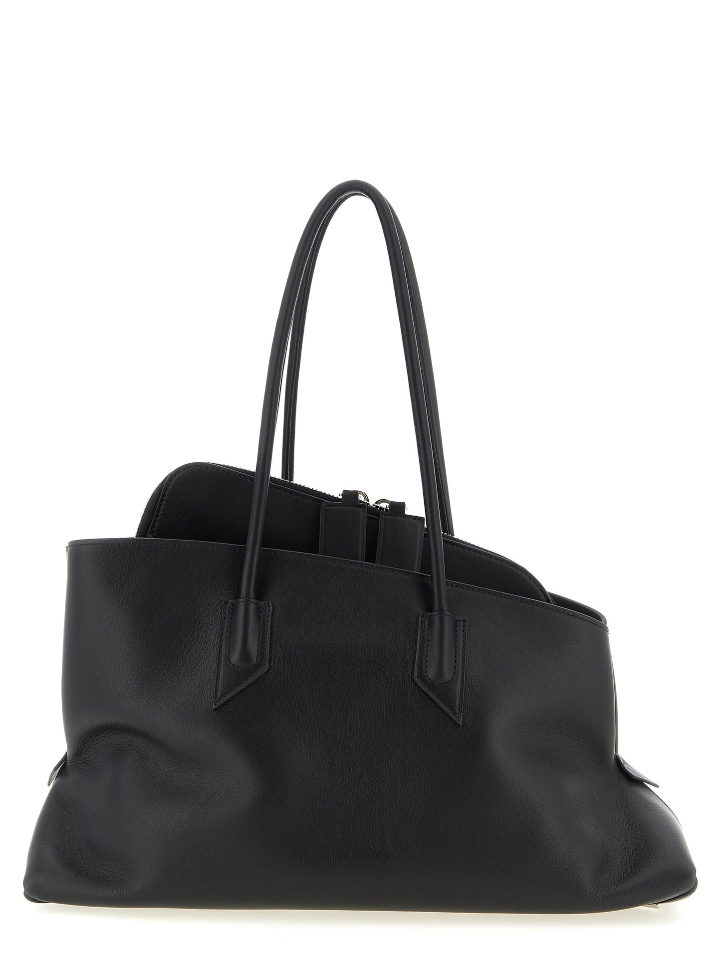 The Attico Black 'La Passeggiata Medium' Shoulder Bag schwarz
