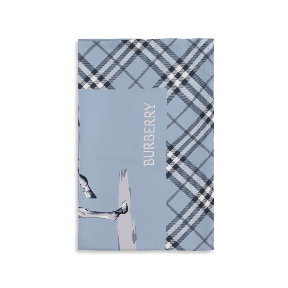 Burberry Blue Archive Knight Scarf blau
