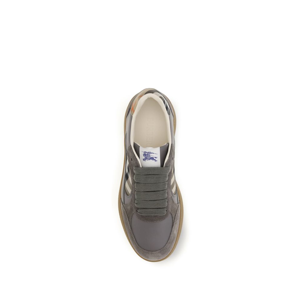 Burberry Gray 'Low Top' Sneakers grau