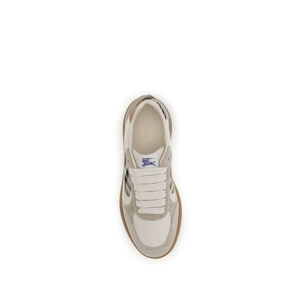 Burberry Beige 'Low Top' Sneakers