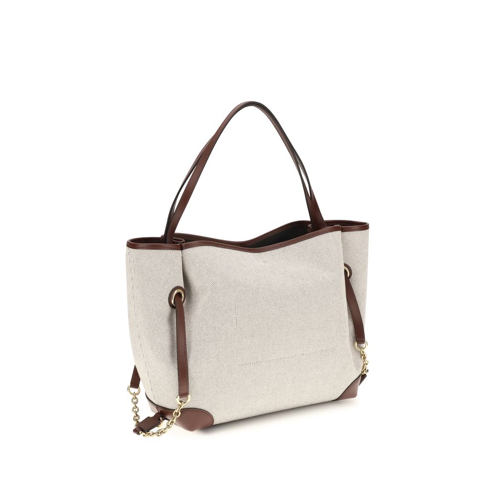 Chloé Beige 'Bucket' Oversized Shoulder Bag