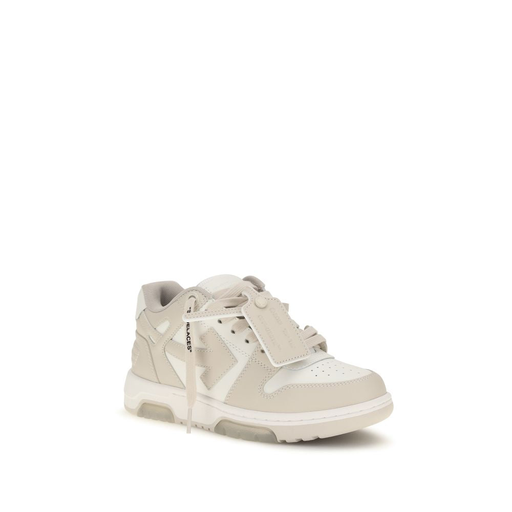 Off-White Beige White 'Low Top' Sneakers weiss