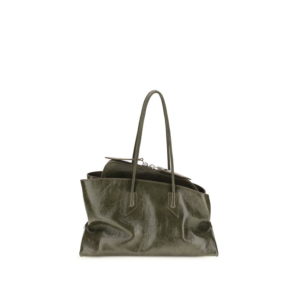 The Attico Bicolor La Passeggiata Medium Shoulder Bag multicolor